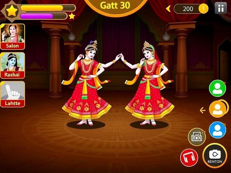 Dance Moves and Ragas in Radha Krishna Dance Duet Radha Krishna Dance Duet Gameplay Mechanics